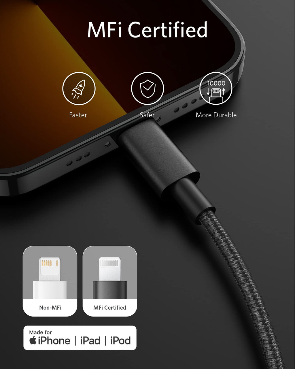Anker <b>331</b> Cable USB-C a Lightning