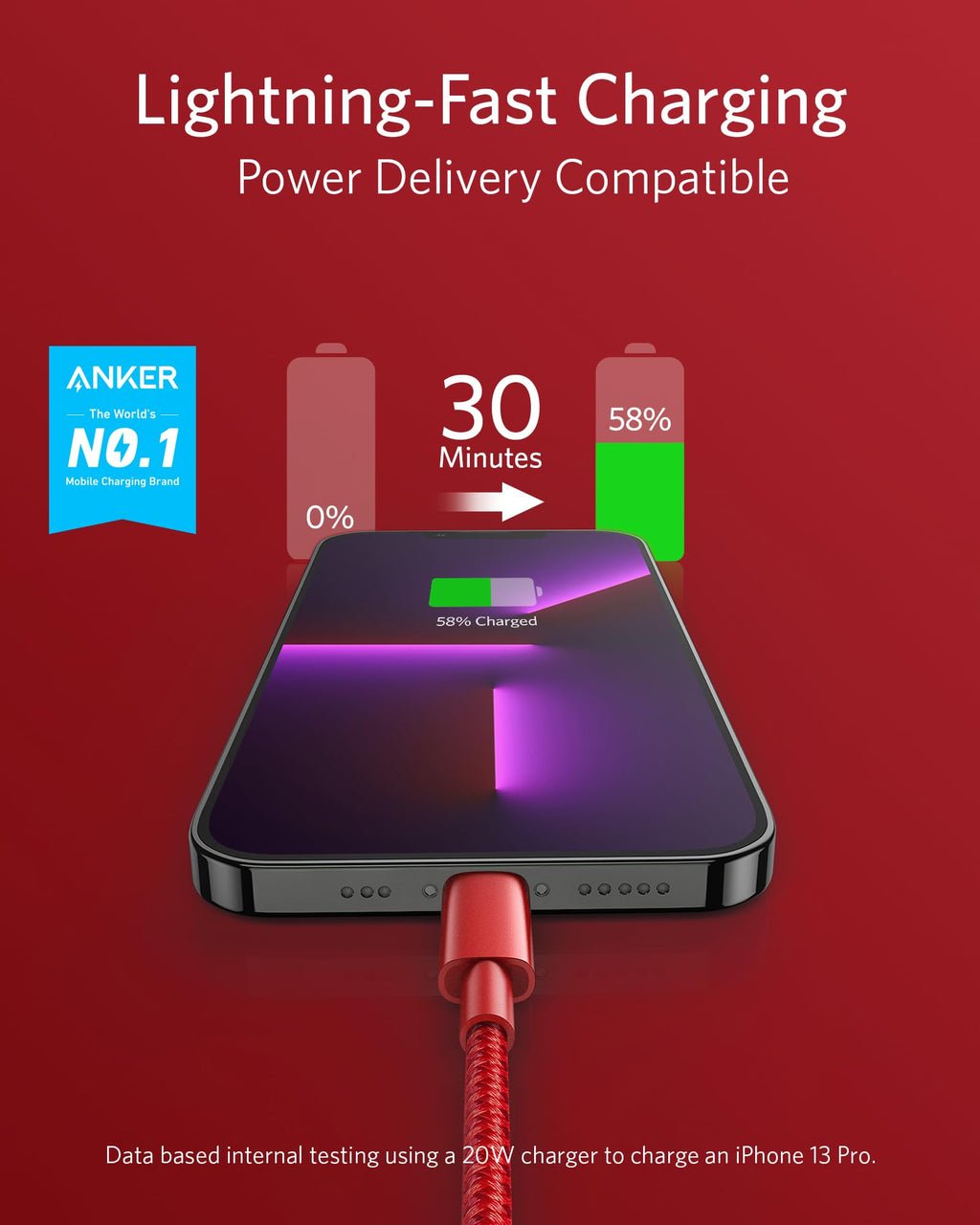 Anker <b>331</b> Cable USB-C a Lightning