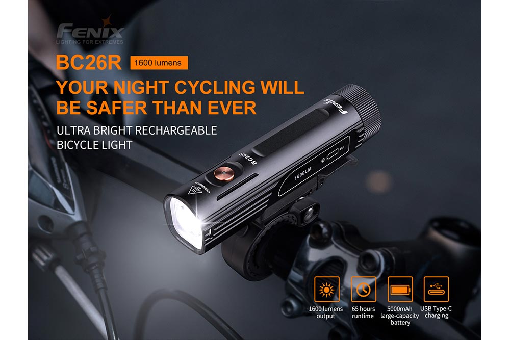 Luz LED para bicicleta Fenix BC26R